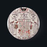 Kabbalah Design 6 Cm Round Badge<br><div class="desc">Ancient and mysterious Kabbalah illustration,  from DoverPictura. Find the original image at http://doverpictura.com/collection/0486991636</div>