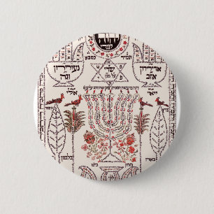 Kabbalah Design 6 Cm Round Badge