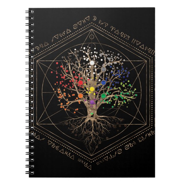 Kabbalah The Tree of Life Notebook (Front)