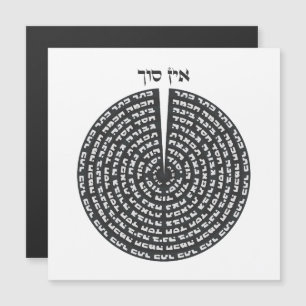Kabbalistic Creation Hebrew Monochromatic Sefirot