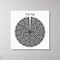 Kabbalistic Creation Hebrew Monochromatic Sefirot 