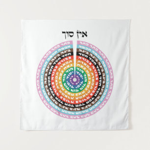 Kabbalistic Creation - Hebrew Queer Sefirot  Tapestry