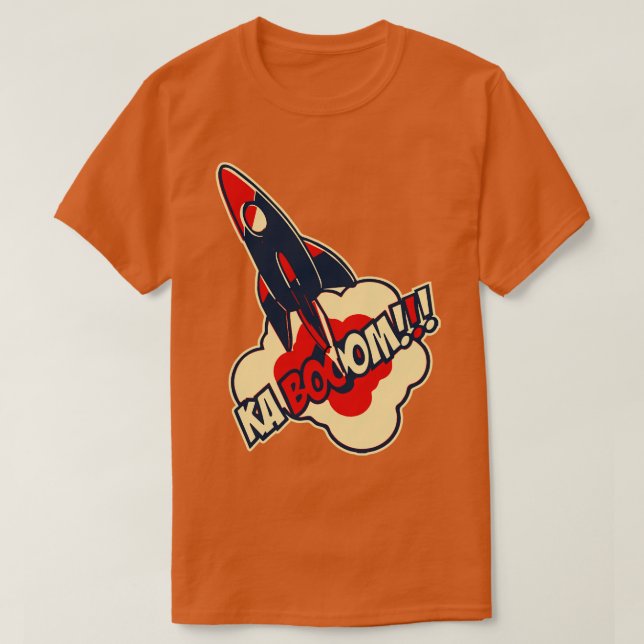 Kaboom Rocket T-Shirt (Design Front)