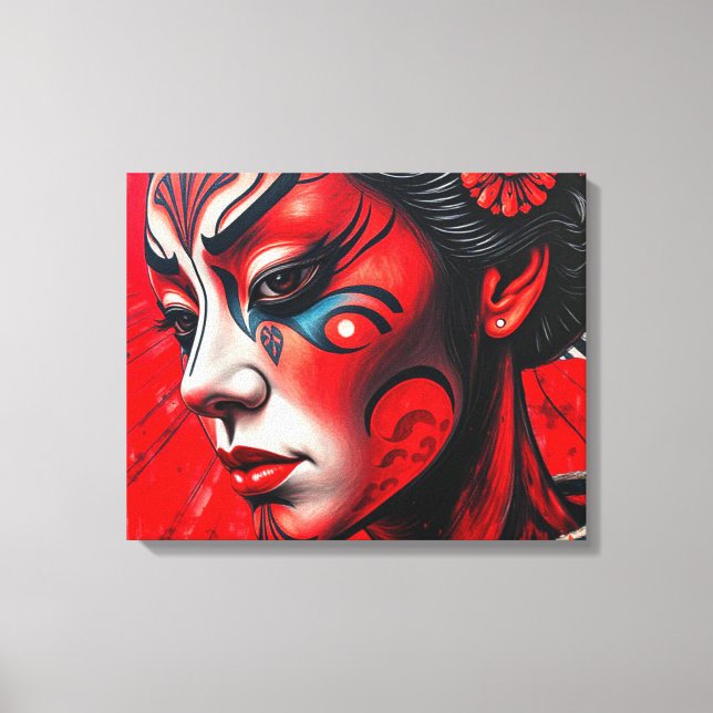 Kabuki 10 canvas print (Front)
