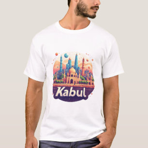Kabul Afghanistan Heritage Gift For Travelers 🗺️ T-Shirt