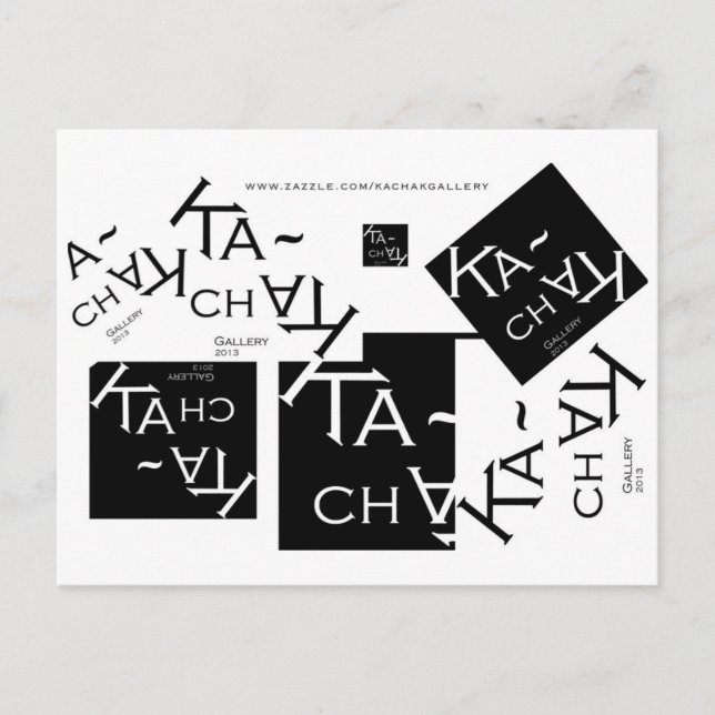 KACHAK GALLERY LOGO - POSTCARDS (Front)