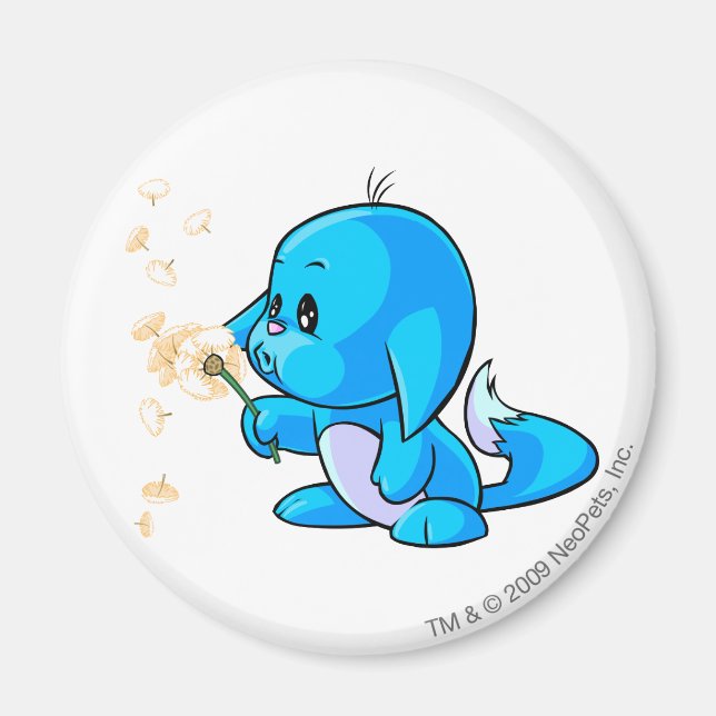 Kacheek Blue Magnet (Front)