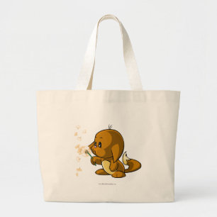 Kacheek Brown Large Tote Bag