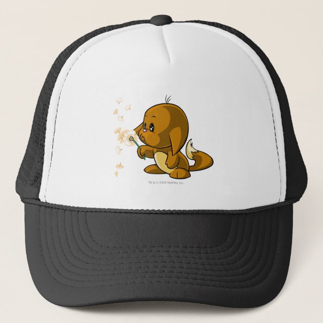 Kacheek Brown Trucker Hat (Front)