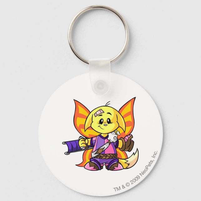 Kacheek Faerieland Player Key Ring (Front)