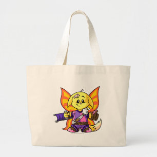 Kacheek Faerieland Player Large Tote Bag