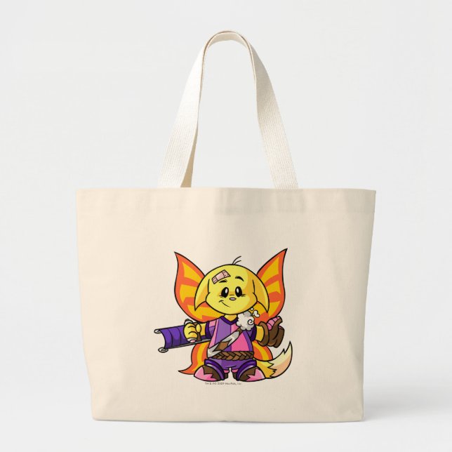 Kacheek Faerieland Player Large Tote Bag (Front)