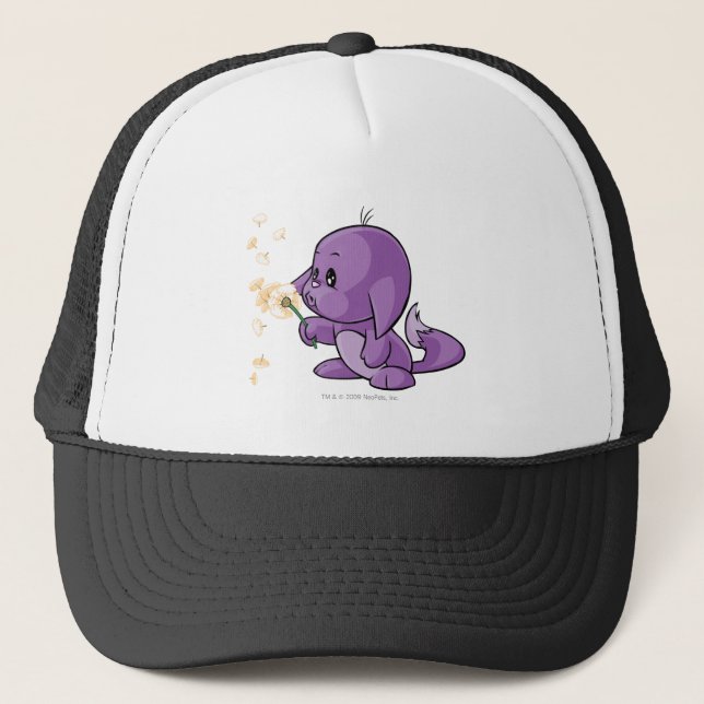 Kacheek Purple Trucker Hat (Front)