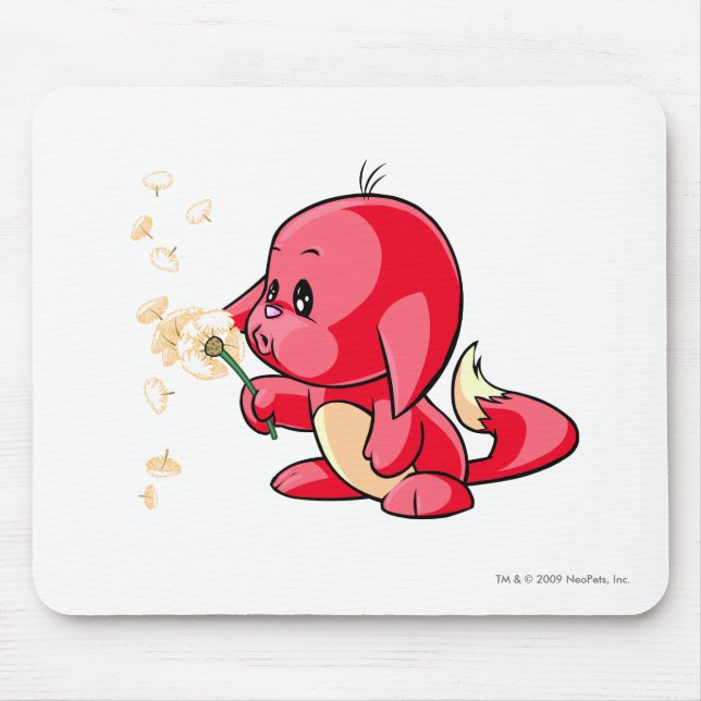 Kacheek Red Mouse Pad (Front)