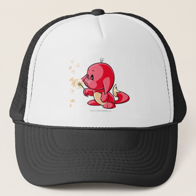 Kacheek Red Trucker Hat (Front)