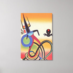 Kachina Dance Ken Gage Abstract Canvas Print