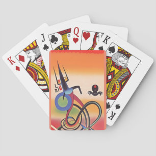 Kachina Dance Ken Gauge Abstract Playing Cards