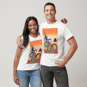 Kachina Dance Ken Gauge Abstract T-Shirt