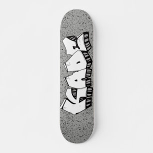Kade Graffiti Custom Personalised Skateboard