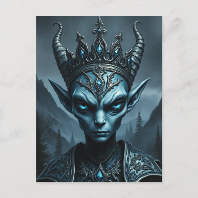 Kael’Thar Void King - Gothic Dark Fantasy Postcard (Front)