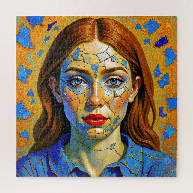 “Kaela” - Pattern of a Past Jigsaw Puzzle (Vertical)