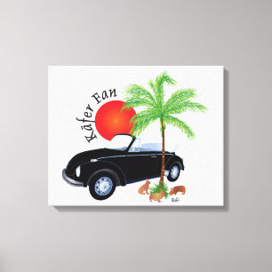 Käfer Fan Canvas Print