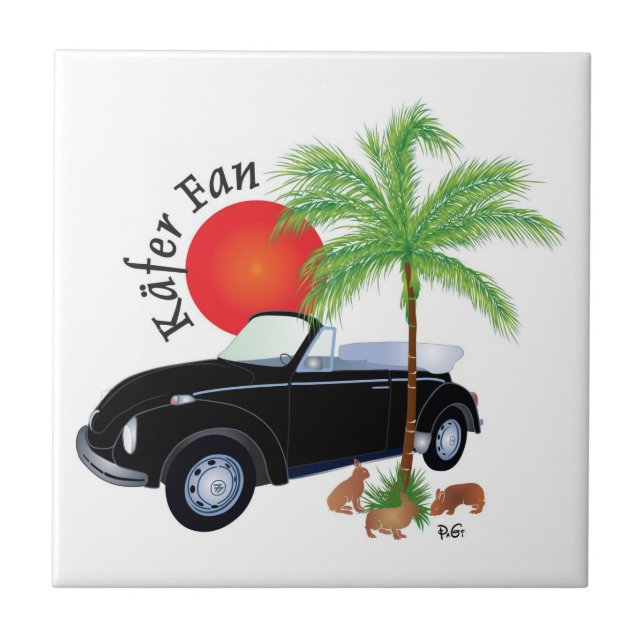 Käfer Fan Fliese Tile (Front)