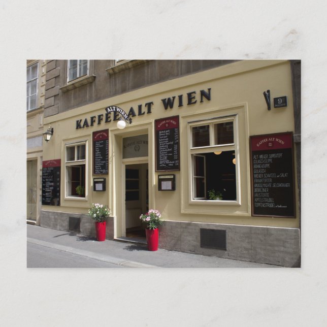Kaffee Alt Wien, Vienna Austria Postcard (Front)