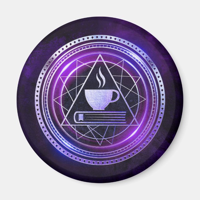 Kaffeeklatsch Purple  Magnet (Front)