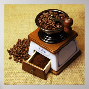 Kaffeemühle Poster