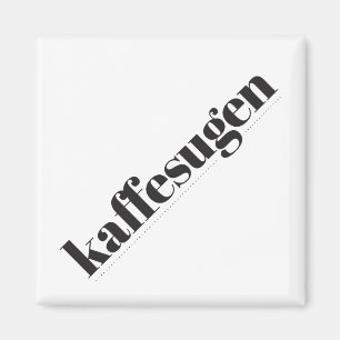 Kaffesugen Black and White Magnet