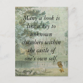 Kafka Quote on Books Postcard