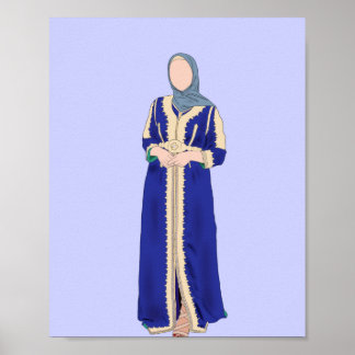 Kaftan - Moroccan Traditional Kaftan Poster