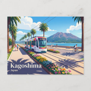 Kagoshima City Tram Japan Postcard