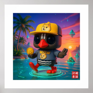 Kagu Crypto Dogecoin Poster