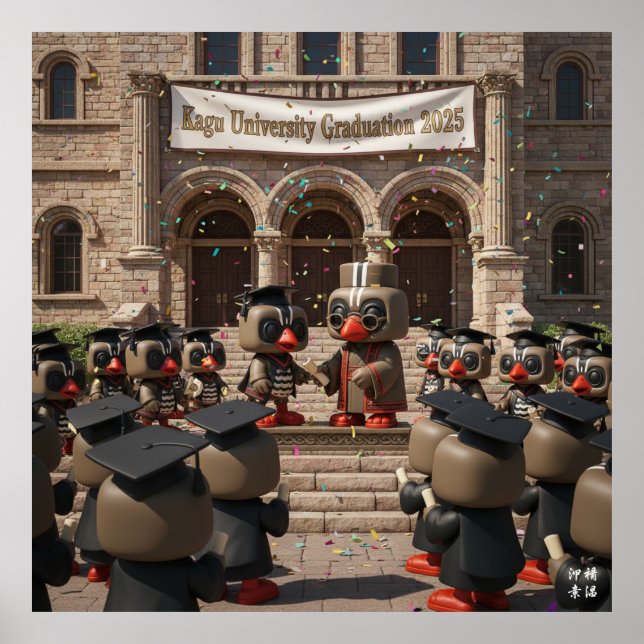 Kagu Graduation Ceremony Poster (Front)