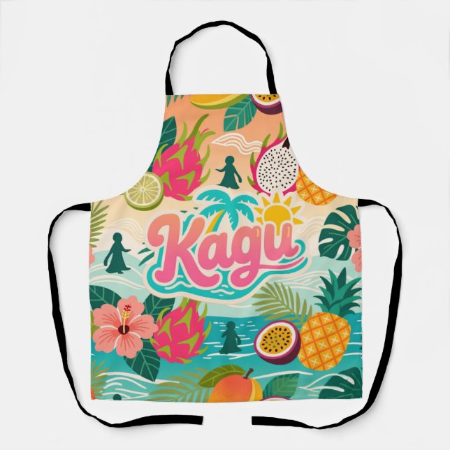 Kagu Tropical Tutti Frutti Apron (Front)