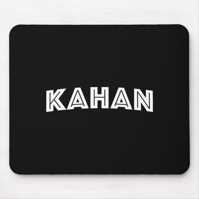 Kahan  mouse pad (Front)