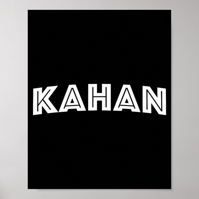 Kahan  poster (Front)