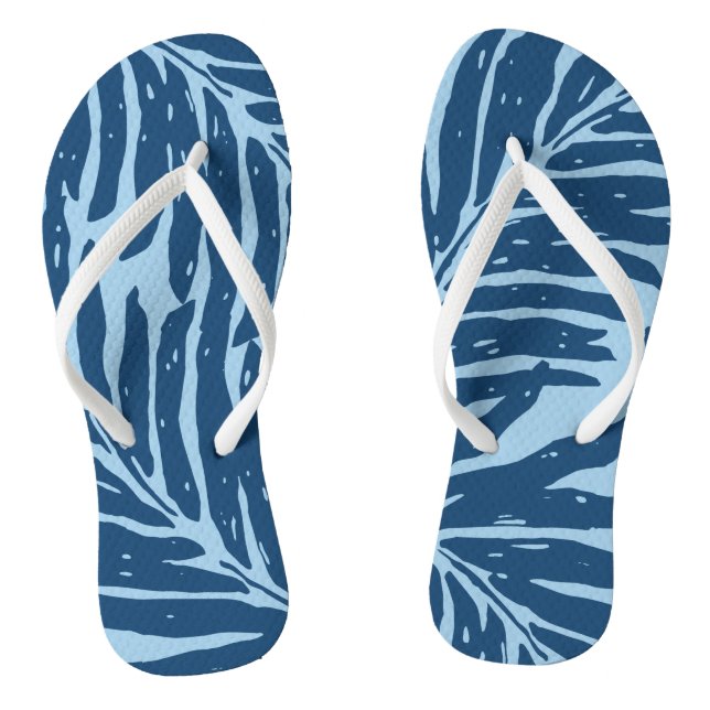 Kahanu Garden Hawaiian Palm Leaves Jandals (Footbed)