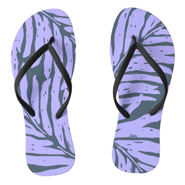 Kahanu Garden Hawaiian Palm Leaves Jandals (Footbed)