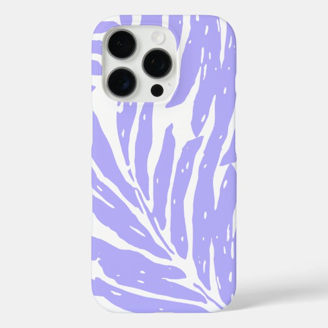 Kahanu Garden Hawaiian Palm Leaves Lavender Case-Mate iPhone Case (Back)