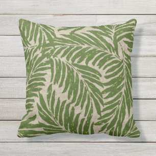 Kahanu Palms Hawaiian Linen Texture Cushion