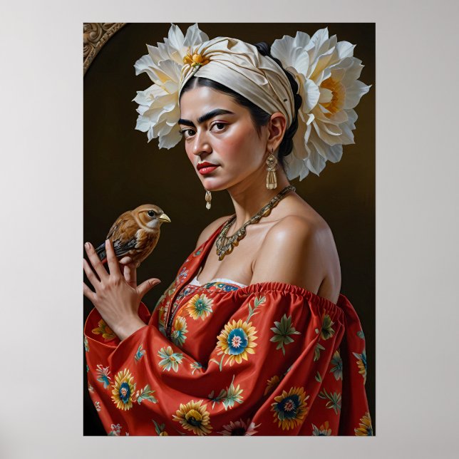 Kahlo Portrait Poster (Front)