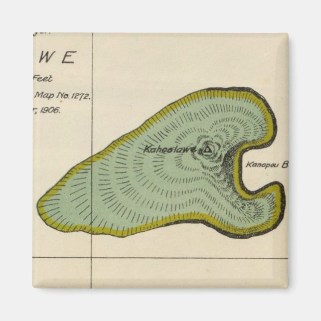 Kahoolawe, Hawaii Magnet (Front)