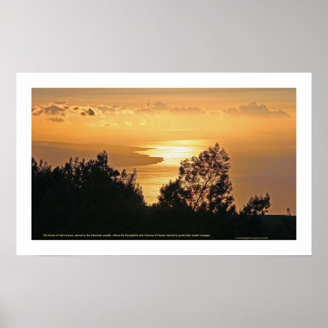 Kaho'olawe Sunset Poster (Front)