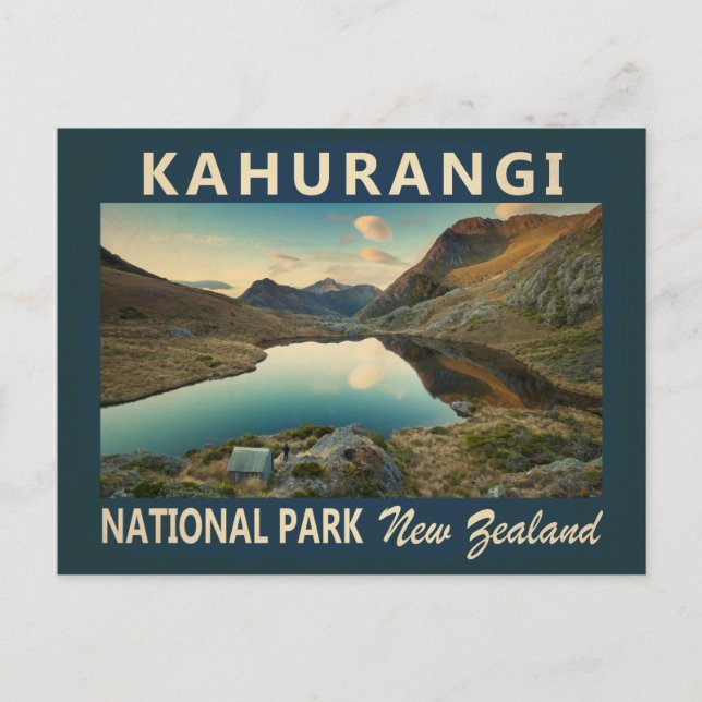 Kahurangi National Park New Zealand Vintage Postcard (Front)