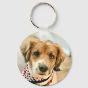 Kai Dog Face Keychain