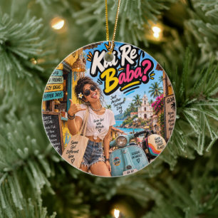 Kai Re Baba? — Just Another Susegad Day Ceramic Tree Decoration