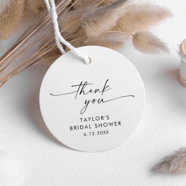 KAIA Minimalist Bridal Shower Favour Tag (Creator Uploaded)